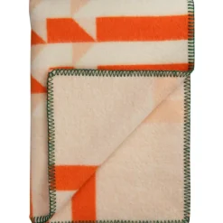 Kvam Wool Plaid 135x200 cm, Orange