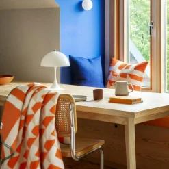 Kvam Wool Plaid 135x200 cm, Orange