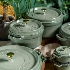 La Cocotte Cast Iron Pot 3,7 L, Eucalyptus