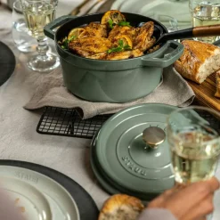 La Cocotte Cast Iron Pot 3,7 L, Eucalyptus