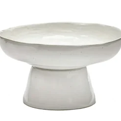 La Mère Bowl With Foot, Off-white