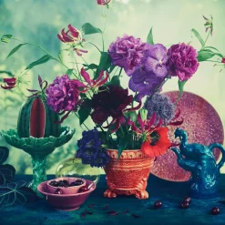 Lace Fruit Bowl 25 cm, Green