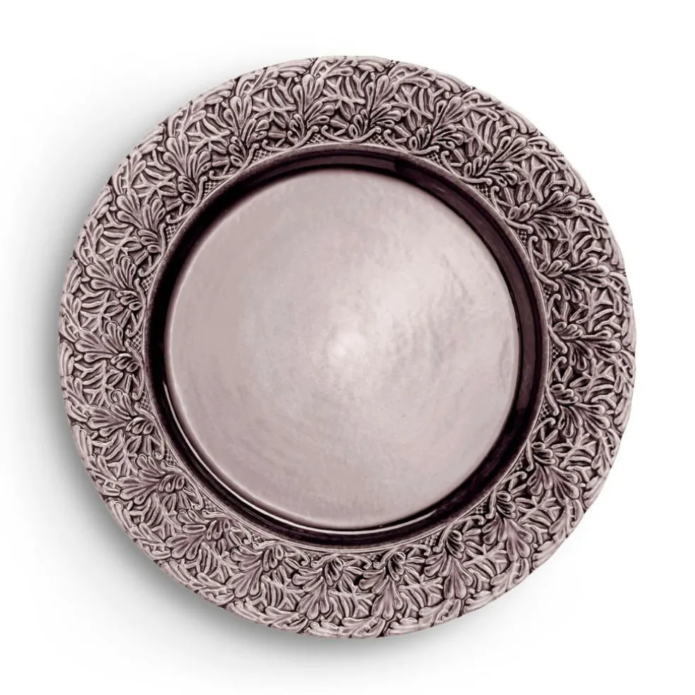 Lace Plate 25 cm, Blue