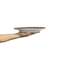 Lace Plate 25 cm, Blue