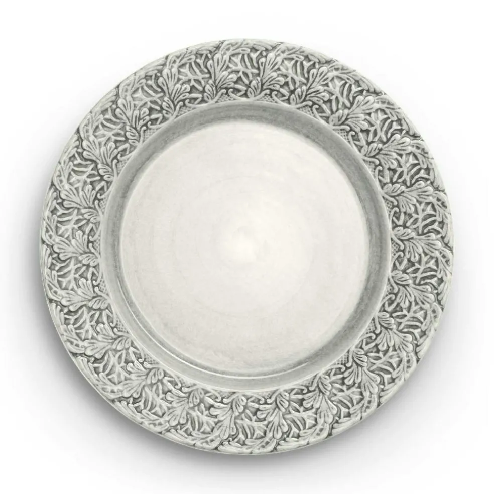 Lace Plate 25 cm, Blue