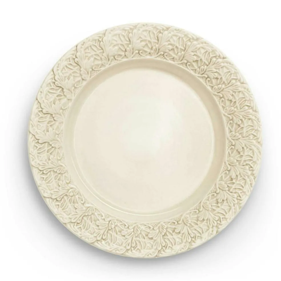 Lace Plate 25 cm, Blue