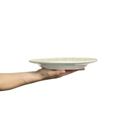 Lace Plate 25 cm, Blue