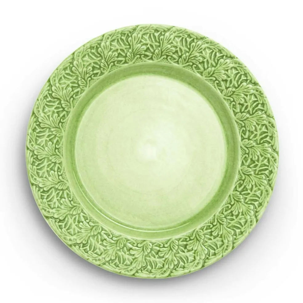 Lace Plate 25 cm, Blue