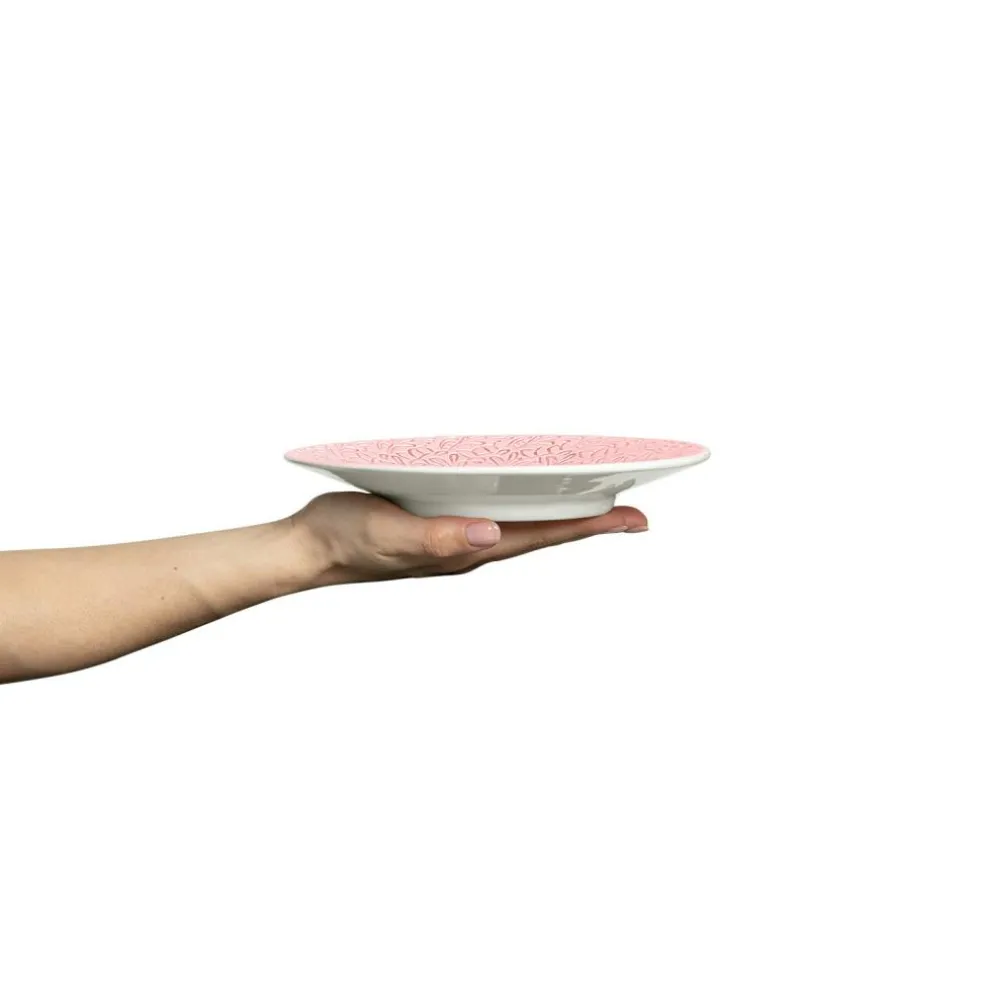 Lace Plate 20 cm, Blue