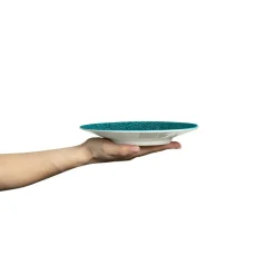 Lace Plate 20 cm, Blue