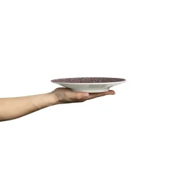 Lace Plate 20 cm, Blue