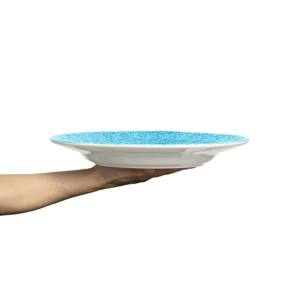 Lace Plate 32 cm, White