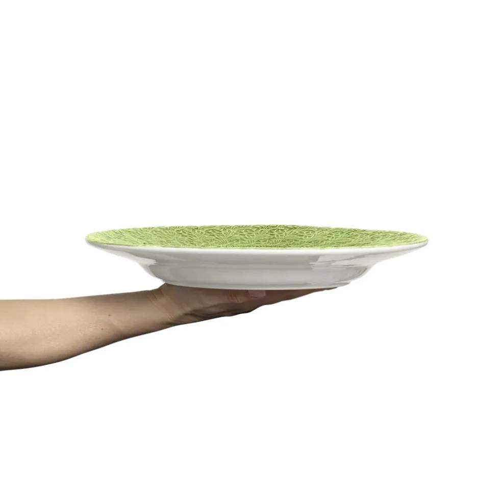 Lace Plate 32 cm, White