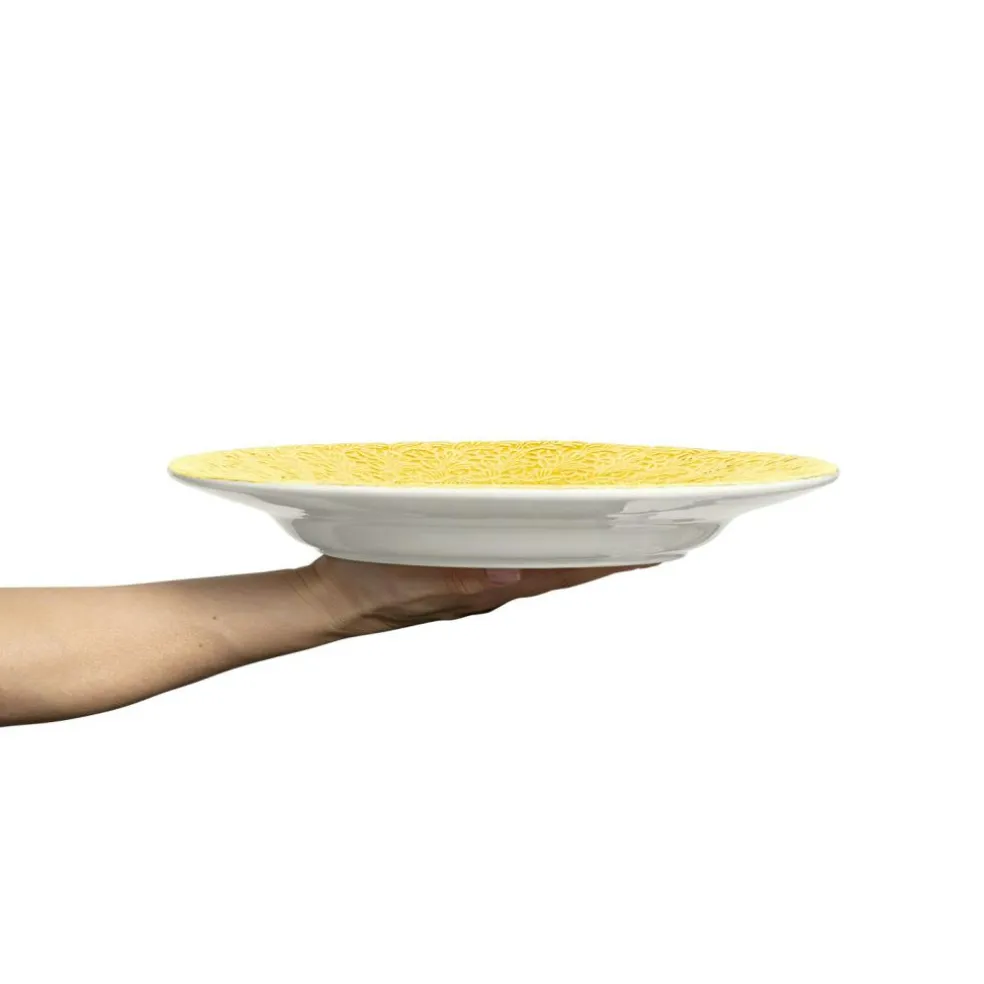 Lace Plate 32 cm, White