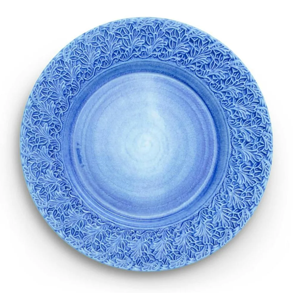 Lace Plate 32 cm, White