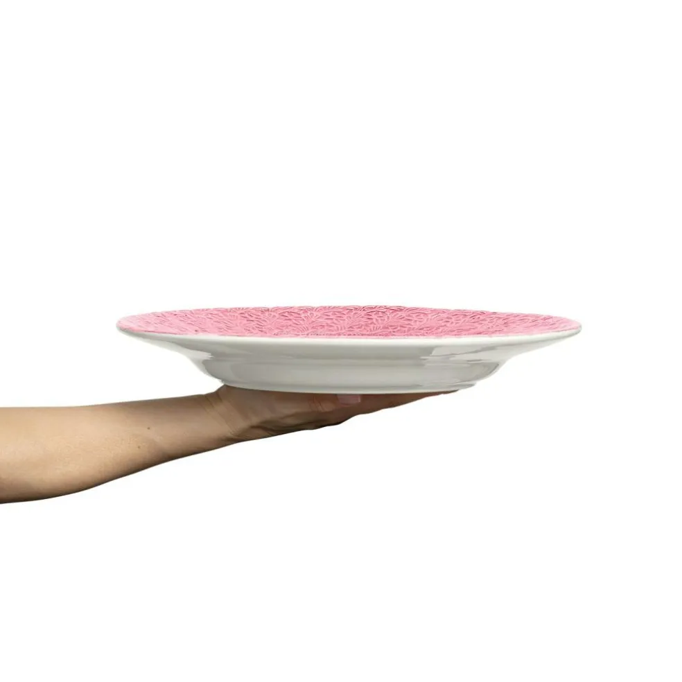 Lace Plate 32 cm, White