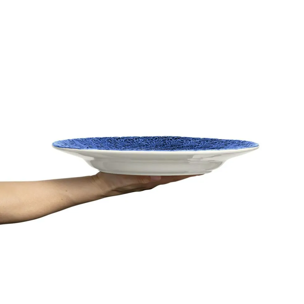 Lace Plate 32 cm, White