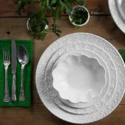 Lace Platter 34 cm, Sand