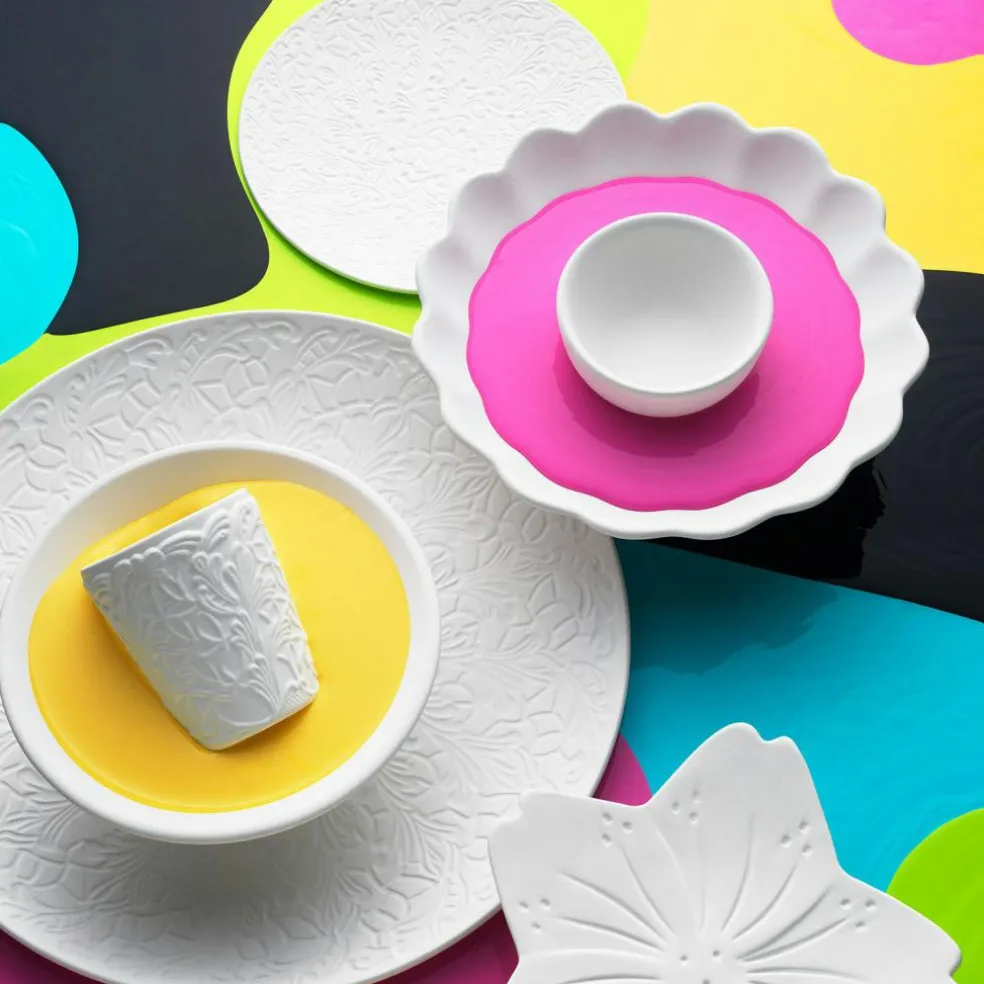 Lace Platter 34 cm, Sand