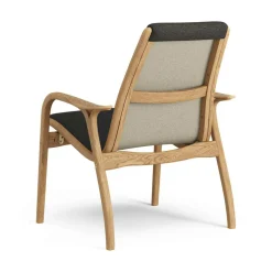 Laminett Armchair Fabric, Oiled Oak / Moss Green