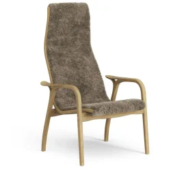 Lamino Armchair, Oiled Oak / Sheepskin Scandinavian Grey