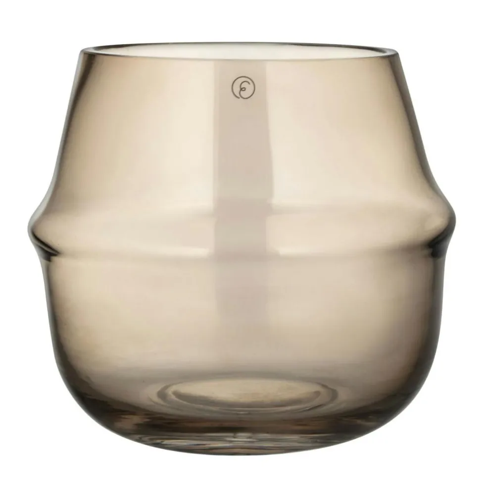 Lantern/Vase Ø16 cm, Amber