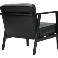 LC1 Lounge Chair, Black Lacquered Oak/Black