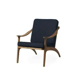 Lean Back Lounge Chair, White Oiled Oak / Nature