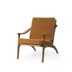 Lean Back Lounge Chair, White Oiled Oak / Nature