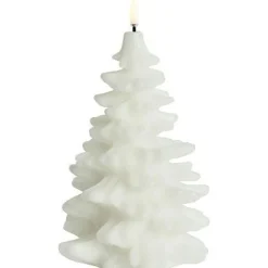 Led Candle Christmas Tree 10x15 cm, Pine Green