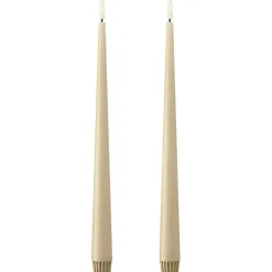 Led Candles 2-pack 40 cm, Deep Wine