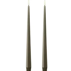 Led Candles 2-pack 40 cm, Deep Wine