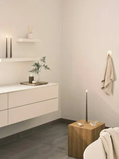 Led Candles 2-pack 40 cm, Deep Wine