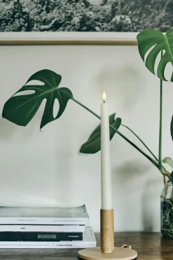 LED Taper Candle Nordic White 2,3x25,5 cm, 2-pack