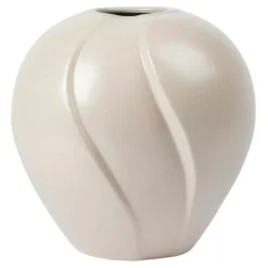 Leda Vase Sand, 15 cm