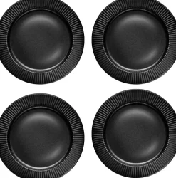 Legio Nova Dinner Plate 28 cm 4-pack, Black