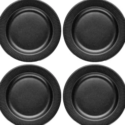 Legio Nova Side Plate 19 cm 4-pack, Black