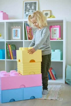 LEGO® Storage Box 8 Knobs, Light Purple