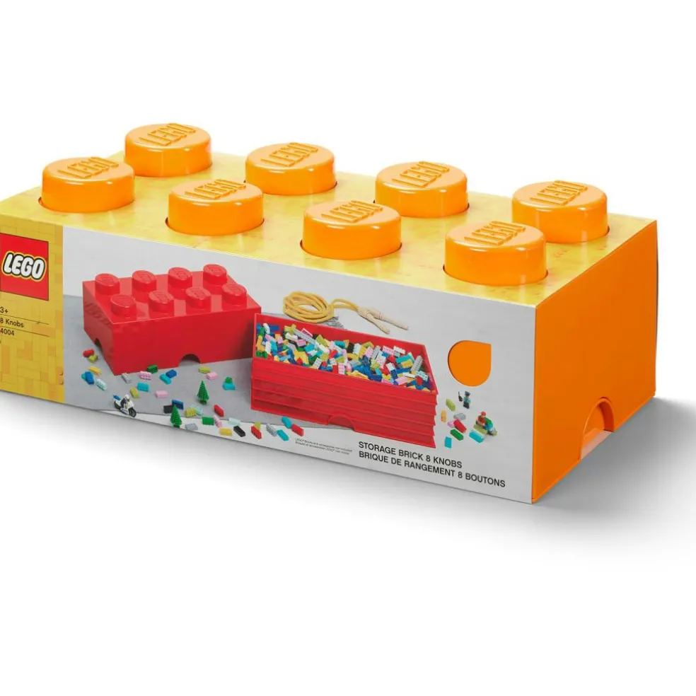 LEGO® Storage Box 8 Knobs, Light Purple
