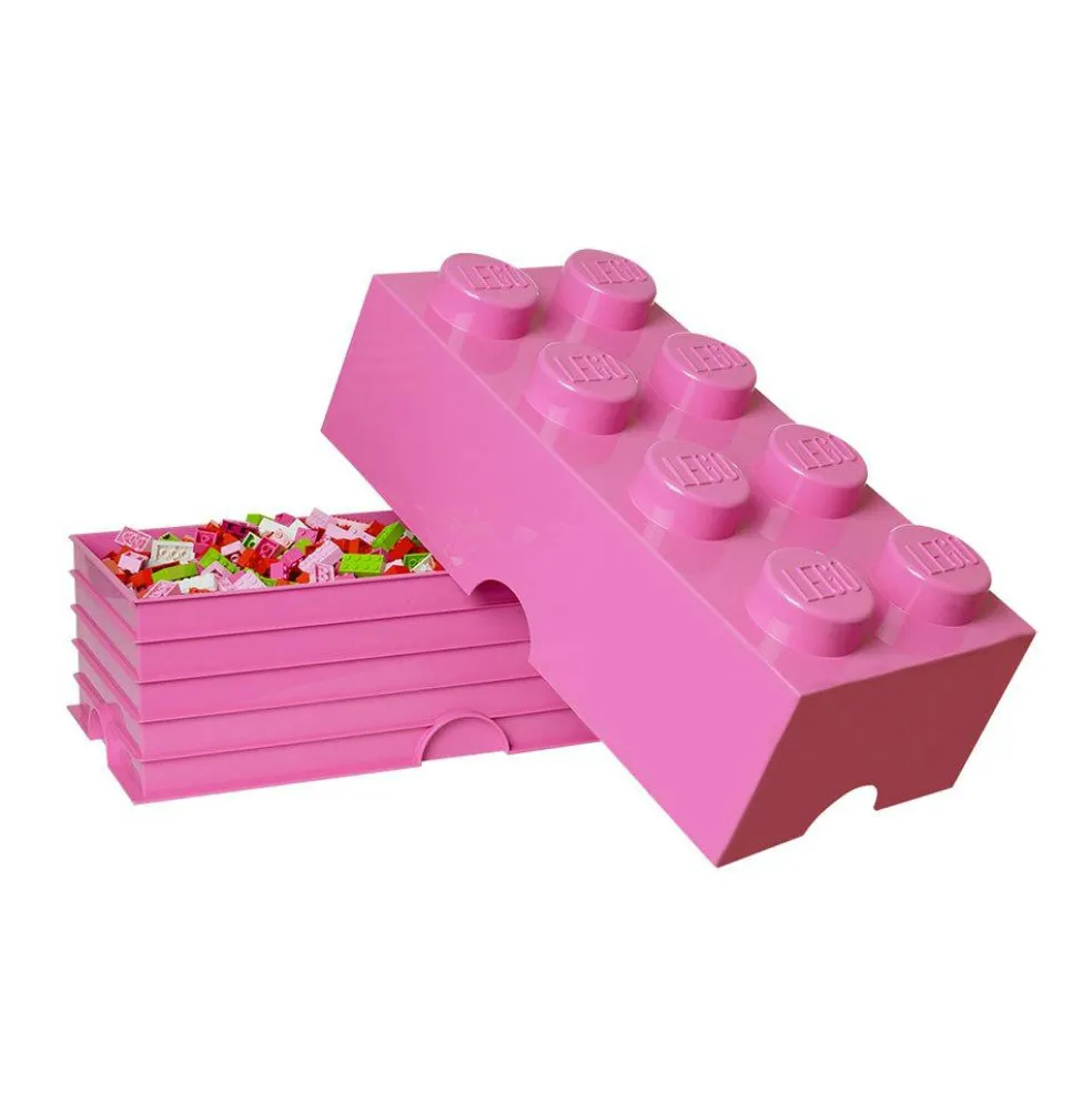 LEGO® Storage Box 8 Knobs, Light Purple