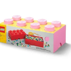LEGO® Storage Box 8 Knobs, Light Purple