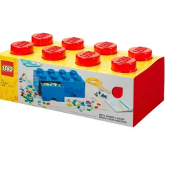 LEGO® Storage With 2 Drawers 8 Knobs, Light Purple