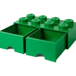 LEGO® Storage With 2 Drawers 8 Knobs, Light Purple