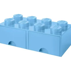 LEGO® Storage With 2 Drawers 8 Knobs, Light Purple