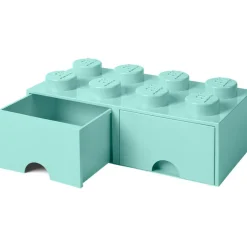 LEGO® Storage With 2 Drawers 8 Knobs, Light Purple