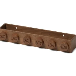 LEGO® Wall Shelf, Dark Stained Oak