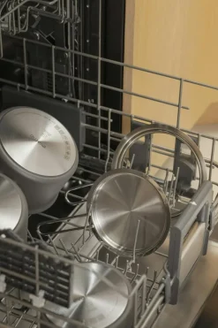 Lid With Handle Brushed Steel, 13 cm