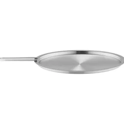 Lid With Handle Brushed Steel, 13 cm
