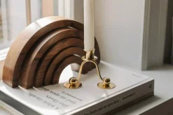 Lignano Sabbiadoro 1 Candle Holder Brass, 130 mm