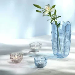Lily Candle Holder Ø7 cm, Clear